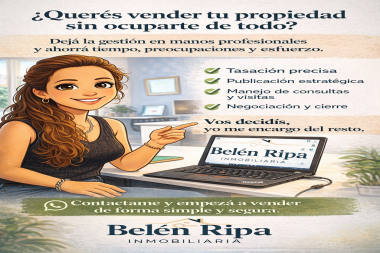 ¿Querés vender tu propiedad sin ocuparte de todo?